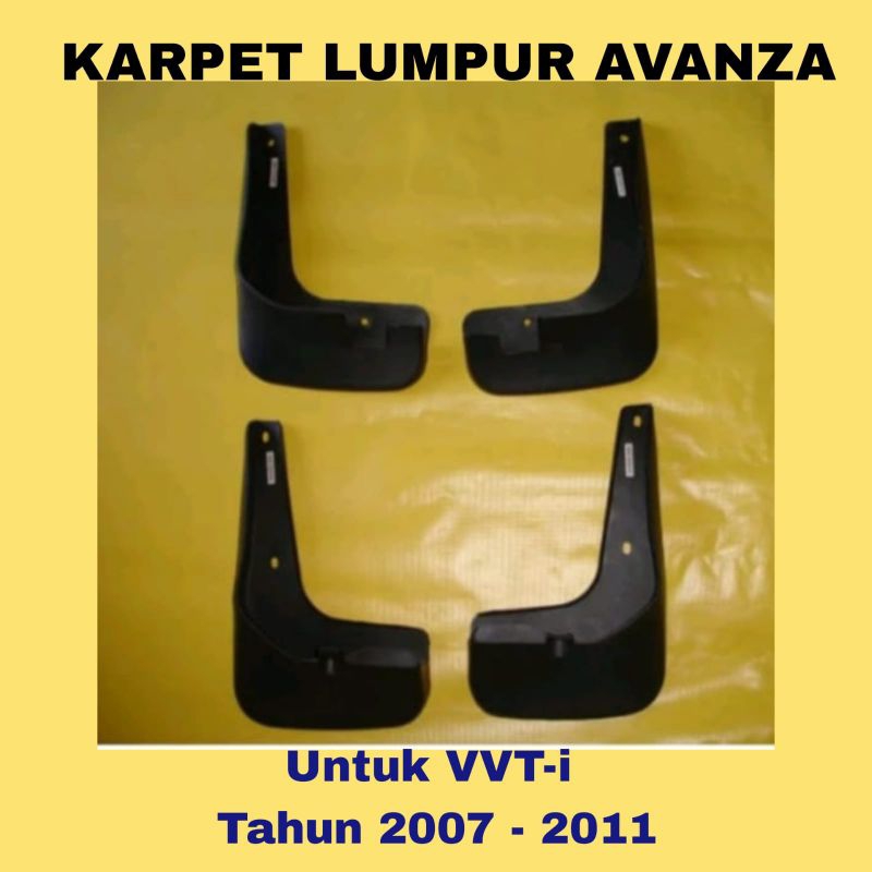 Karpet Lumpur Avanza  VVT-i tahun 2007-2011 penahan lumpur avanza VVT-i