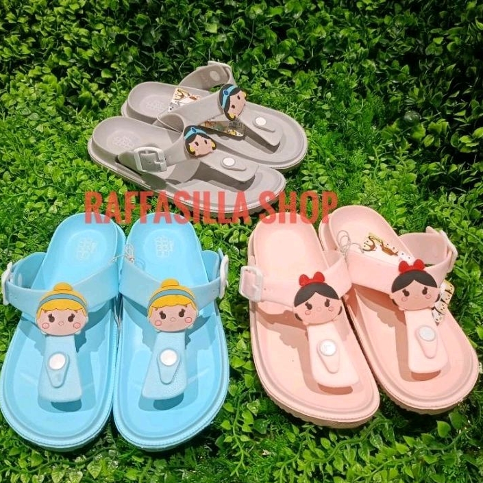 Sandal Zandilac Wanita Tanggung Disney Tsum-Tsum Jepit Klasik Sandal Cewek