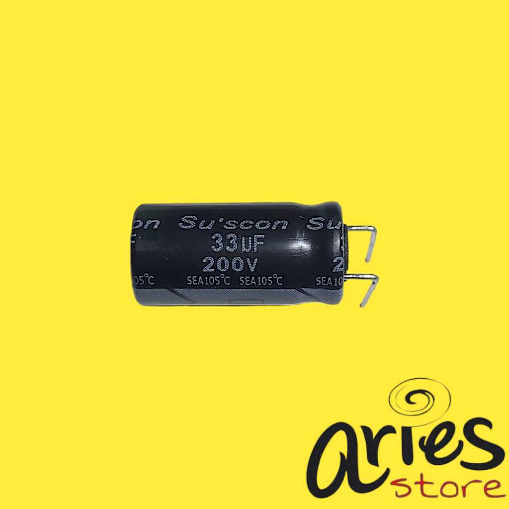 ELCO 33uf 200v SU'SCON 33uf 200volt