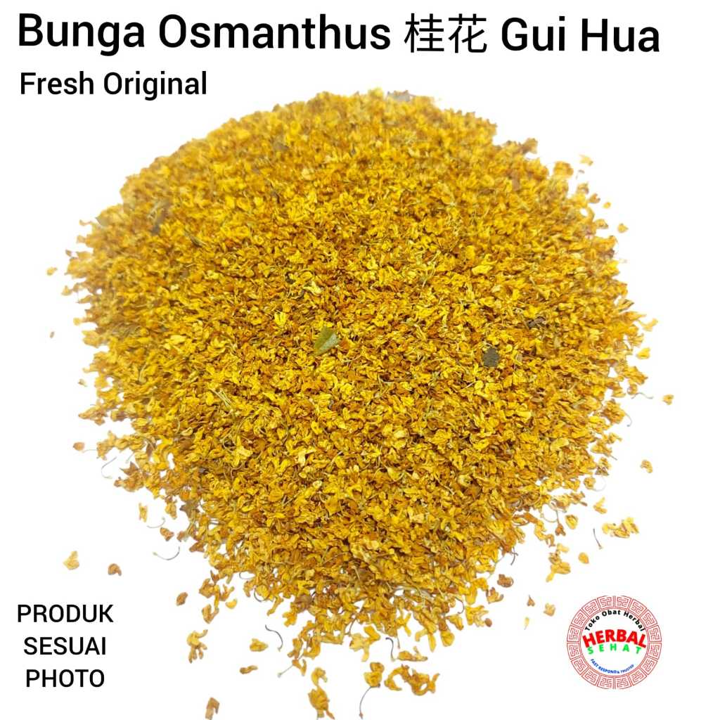 

Gui Hua 桂花 Premium Teh Bunga Osmanthus - Flower Tea Fresh Original