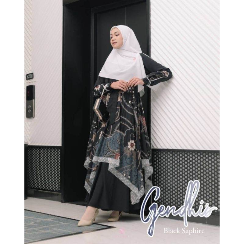 Gamis Batik Gamis Gendhis Arjuna Valdya Ahzaray