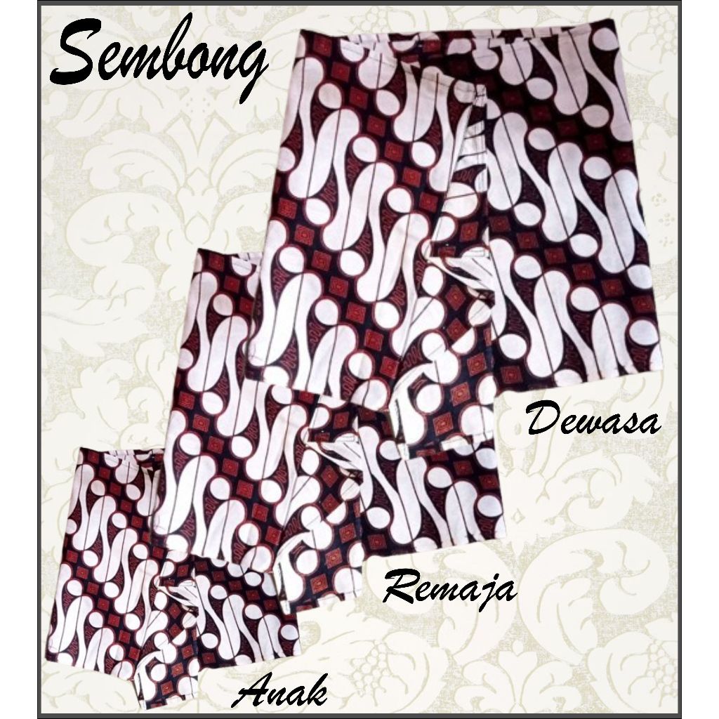 SEMBONG BATIK JARIK PARANG BARONG Sembong sapit urang rampek