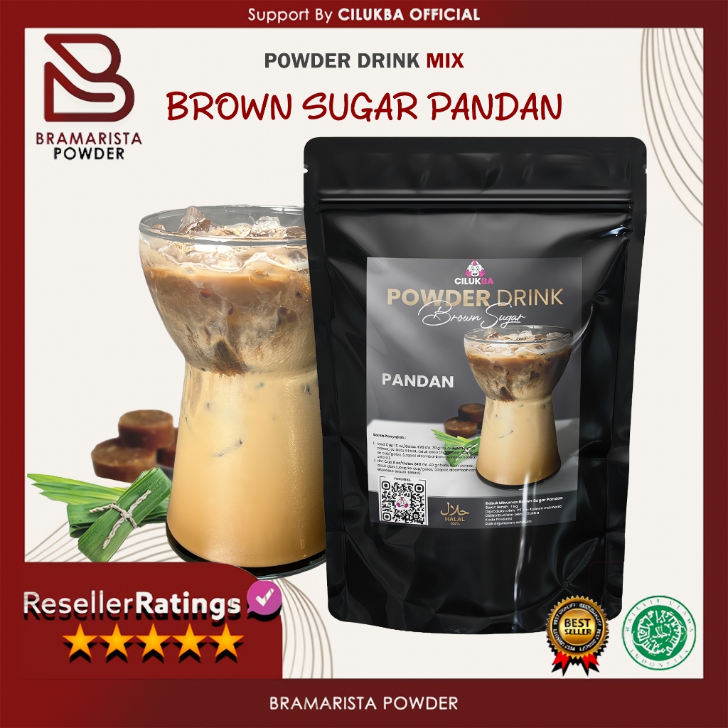 

Cilukba Bubuk Minuman Rasa Brown Sugar Pandan 1 kg
