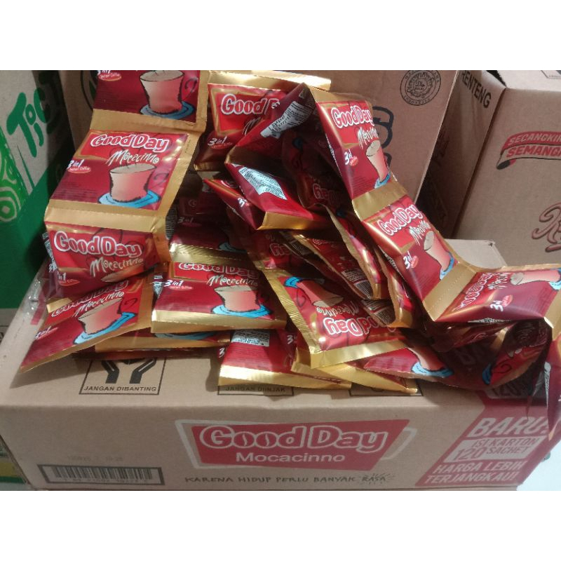 

1 DUS KOPI GOOD DAY MOCACINNO (ISI 12 RENCENG/ 120 SACHET)