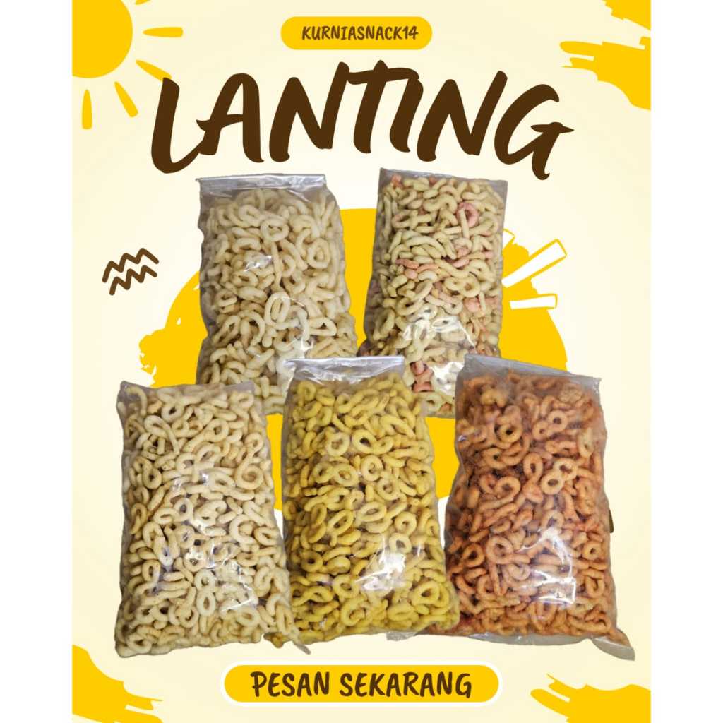 

1KG LANTING SINGKONG ANEKA RASA BISA MIX 2 RASA (ORI JETIS/ORI MERAH PUTIH/BAWANG/JAGUNG/PEDAS BALADO)