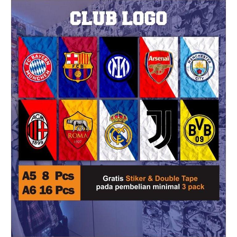 Poster dinding bola Timnas real madrid Barcelona murah