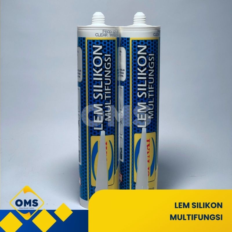 

Lem Silikon CPT National Silicone Sealent Lem Tembak Botol Kaca Akuarium Dinding
