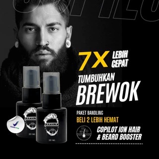 COPILOT ION HAIR & BEARD BOOSTER Menumbuhkan rambut Menumbuhkan jambang, kumis, jenggot, alis, Menum