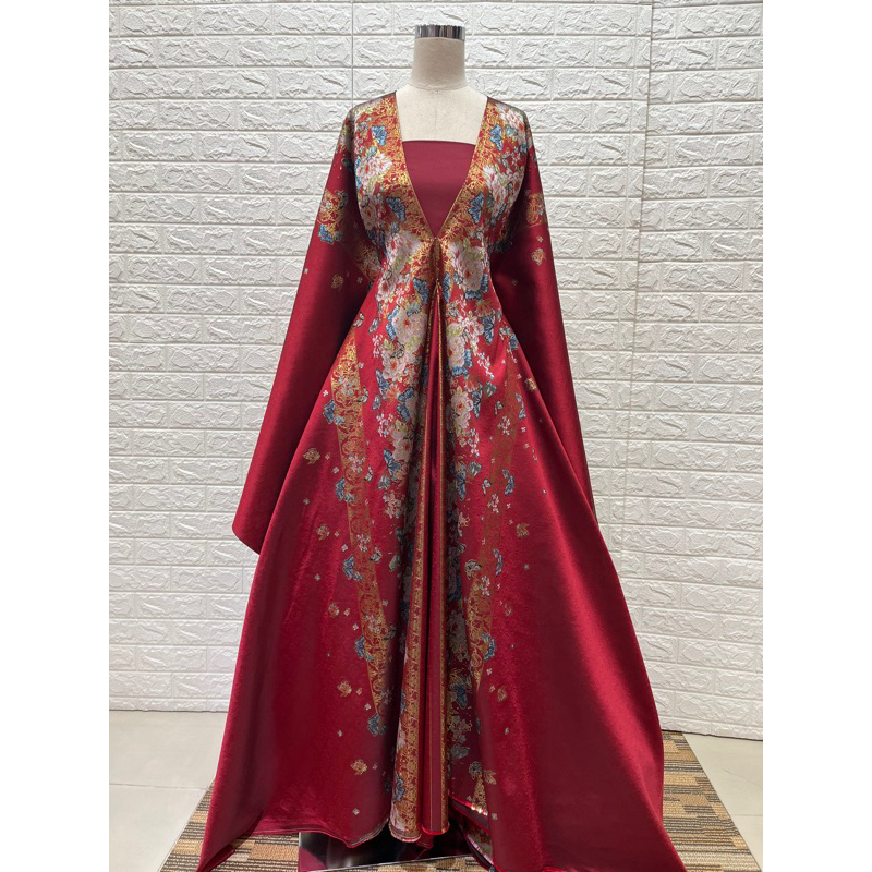 kain cheongsam,jaquard imlek,kain jaquard motif kupu