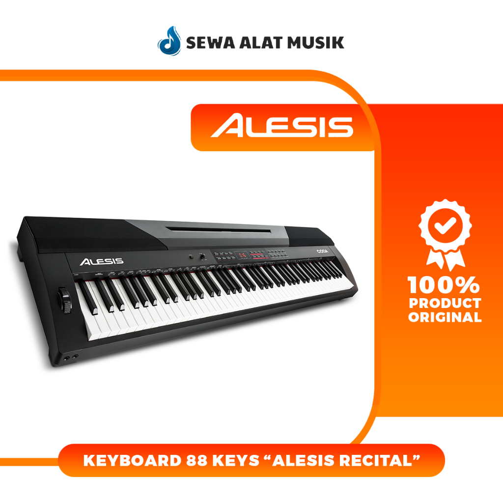 Sewa Keyboard 88 Keys Alesis Original