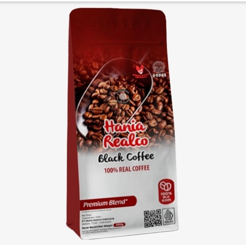 

HANIA REALCO BLACK COFFEE HNI HPAI PREMIUM BLEND ROBUSTA + ARABICA