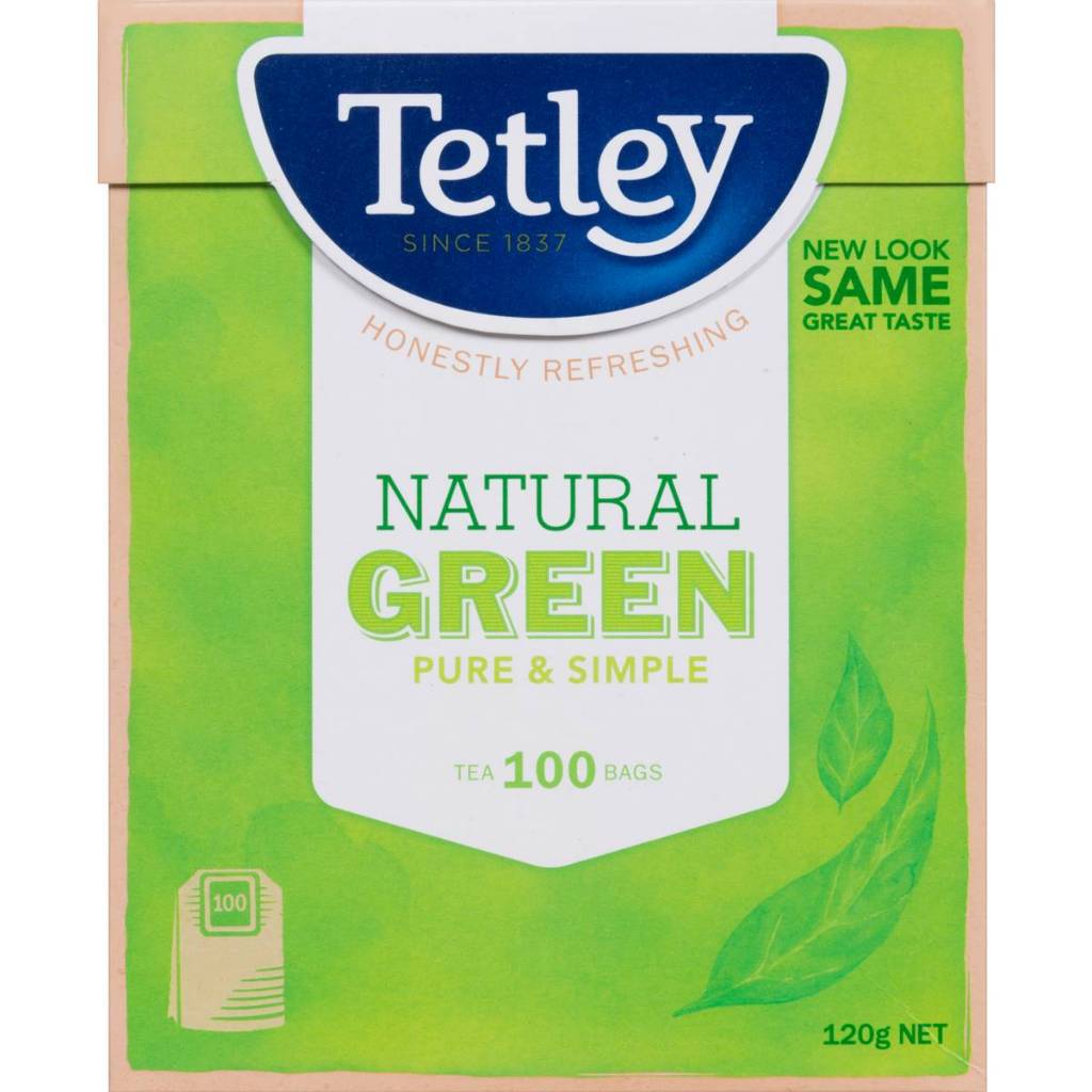 

Tetley Green Tea Bags 100 Pack