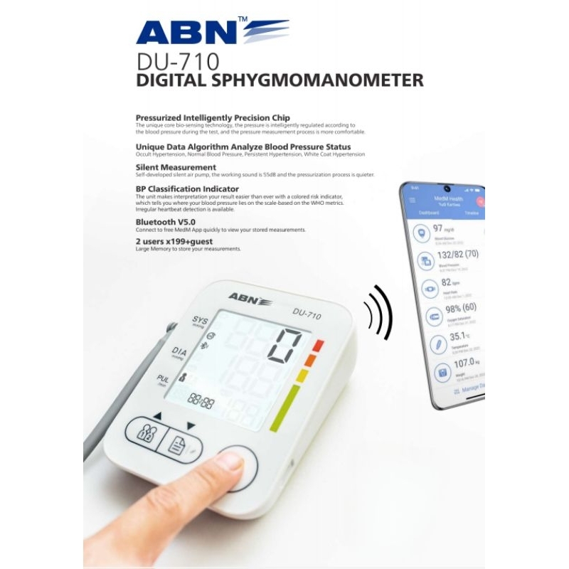 Tensimeter ABN Digital DU 710 atau Tensi Digital