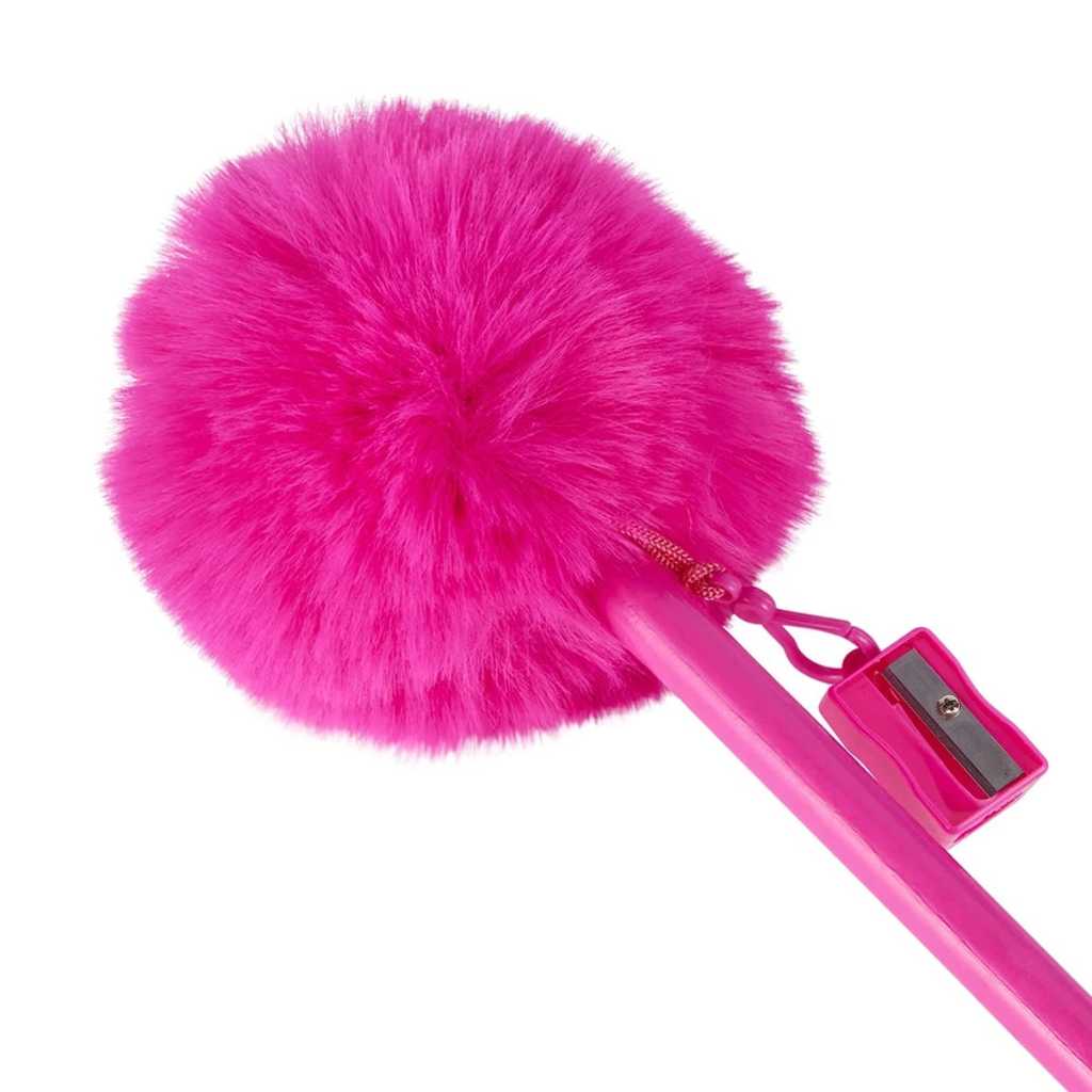 

Pencil Pom pom jumbo with sharpener