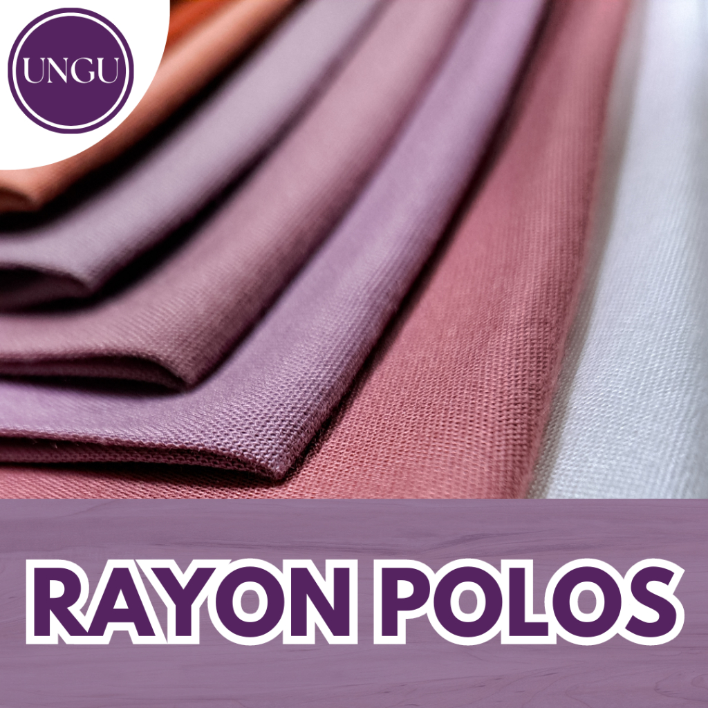 Kain Rayon Polos GRADE A - UNGU