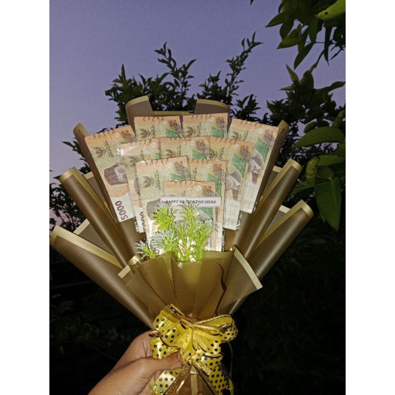 Bouquet Uang 5000 an 10 lembar