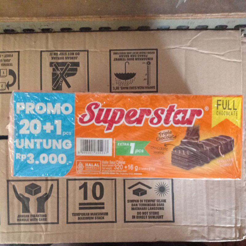 

Coklat wafer Superstar