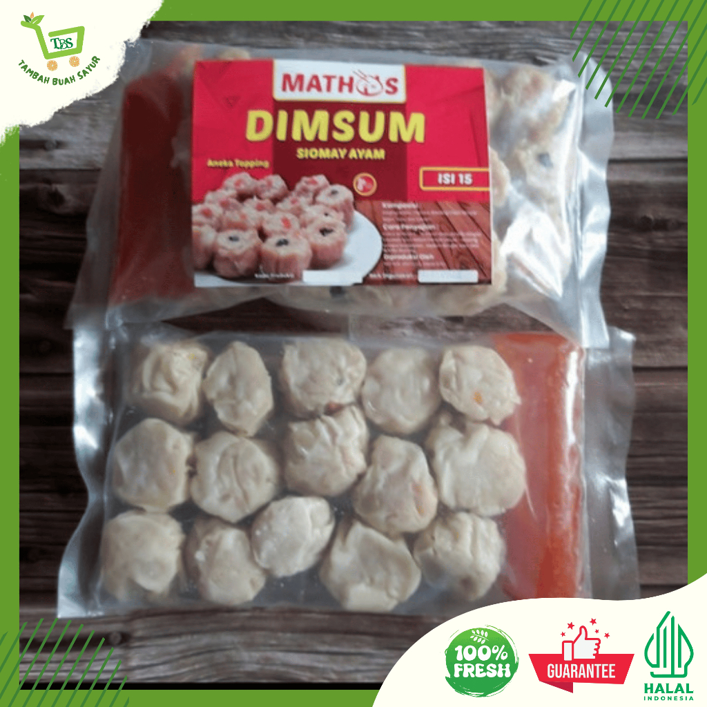 

MATHOS DIMSUM SIOMAY AYAM 225 GR | Tambah Buah Sayur