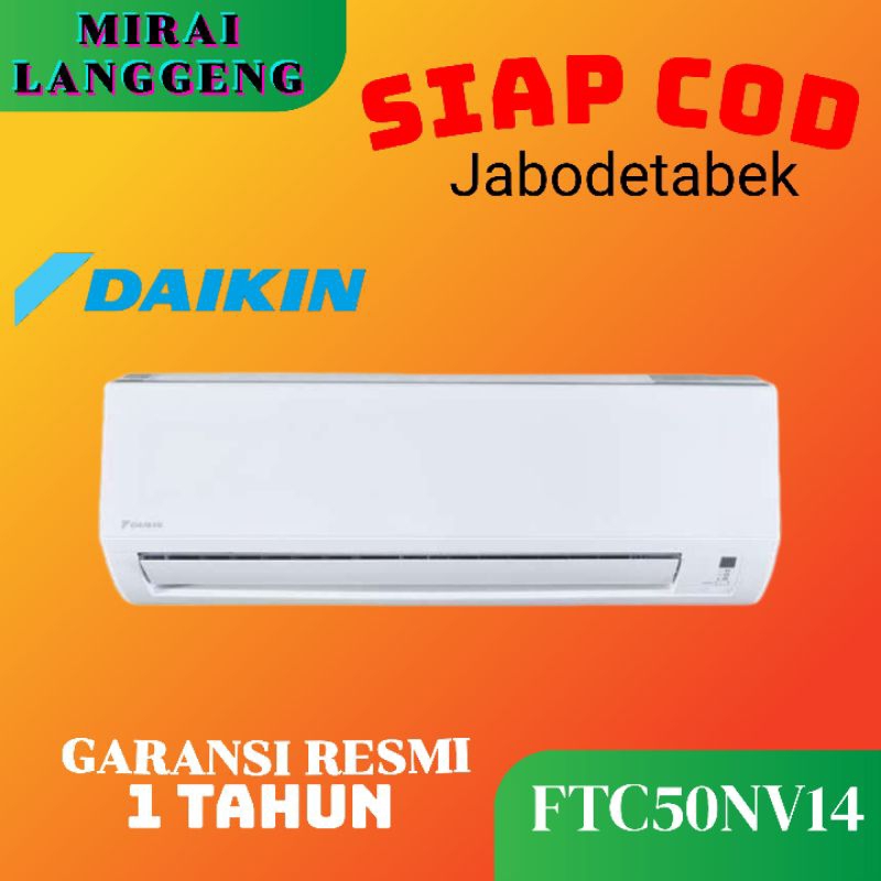 AC SPLIT DAIKIN STANDART THAILAND 2PK
FTC50NV14/ DAIKIN FTC50