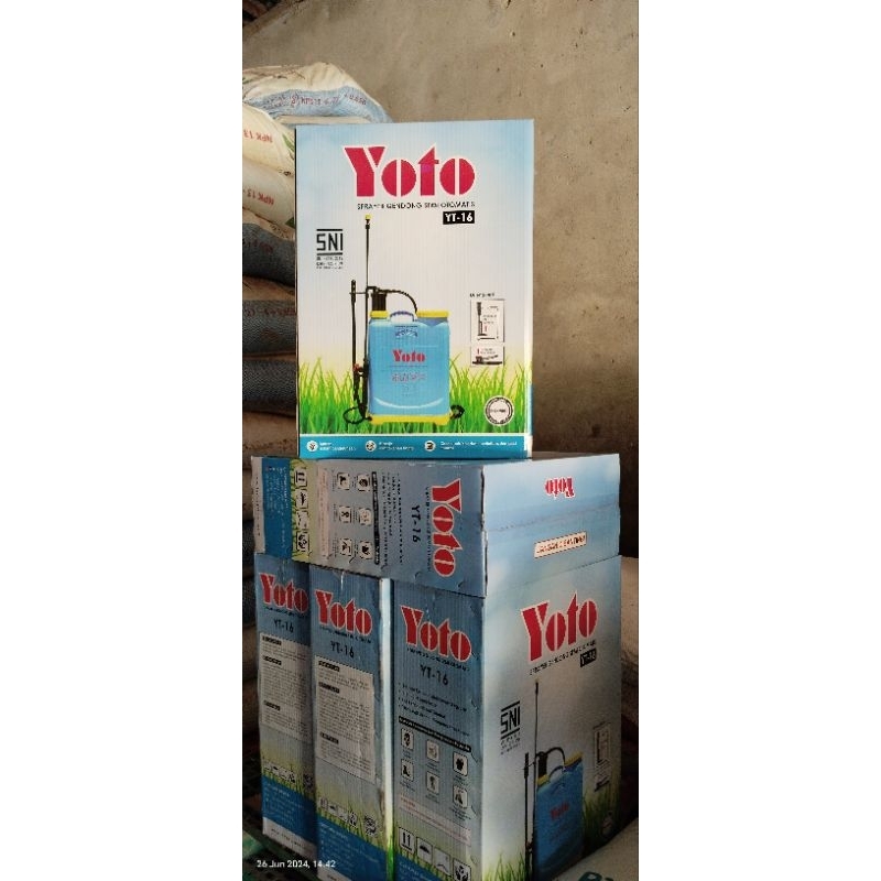 SPRAYER MANUAL YOTO 16liter