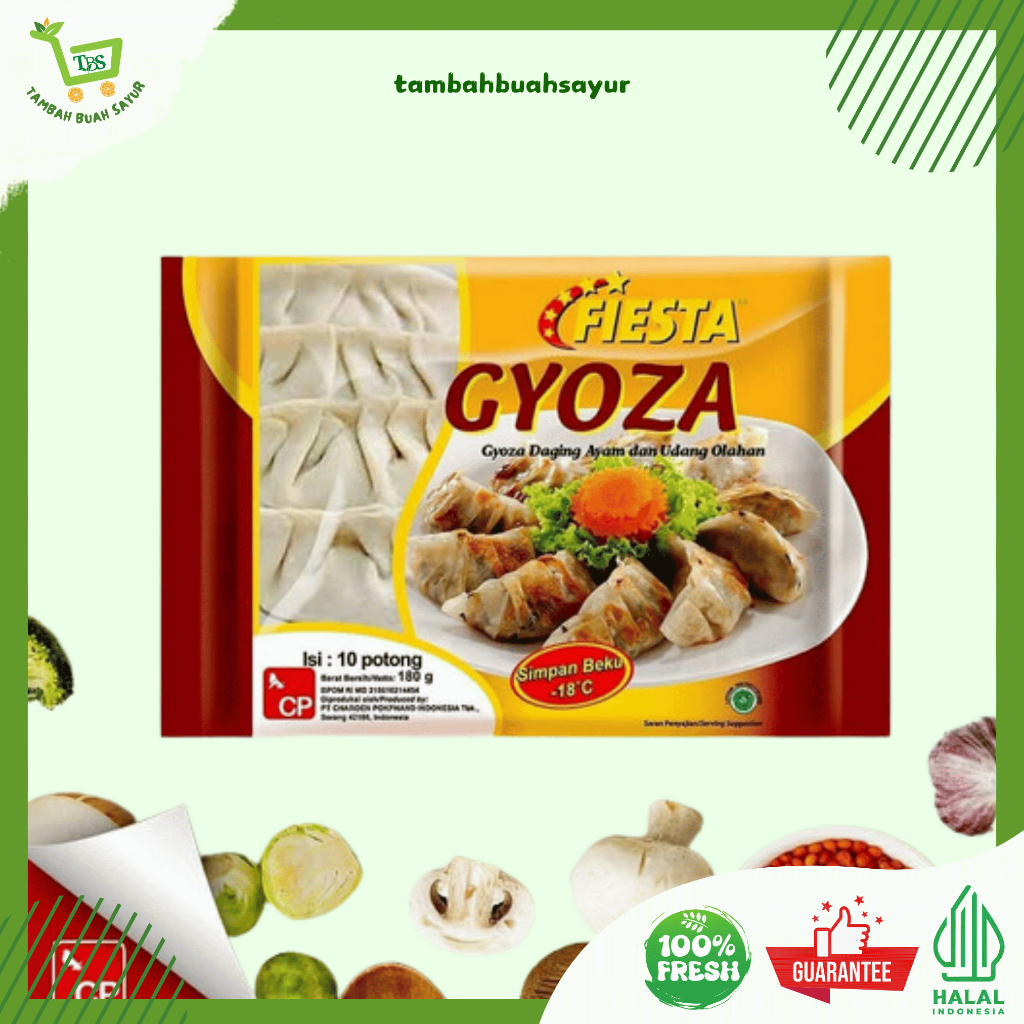 

FIESTA GYOZA 180 GR | Tambah Buah Sayur