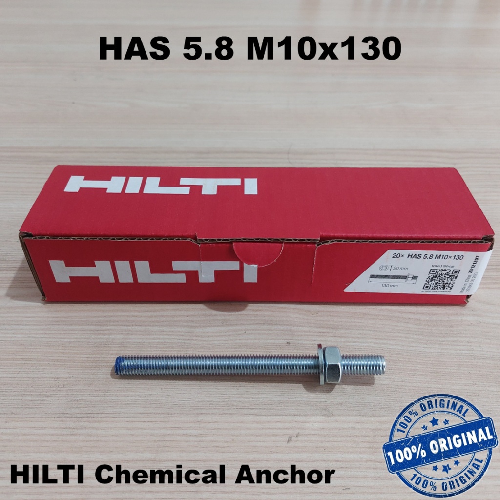 Angkur HILTI HAS 5.8 M10x130 Chemical Angkur