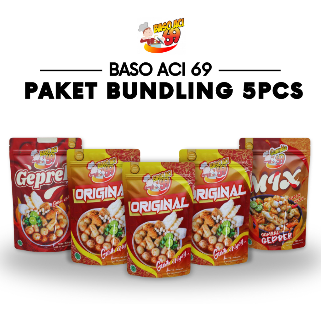 

Baso Aci 69 - Paket Bundling Ori Renyah isi 5pcs