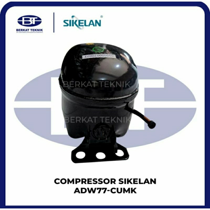 Kompressor Sikelan ADW77 Kompressor Kulkas 1/5PK R134a