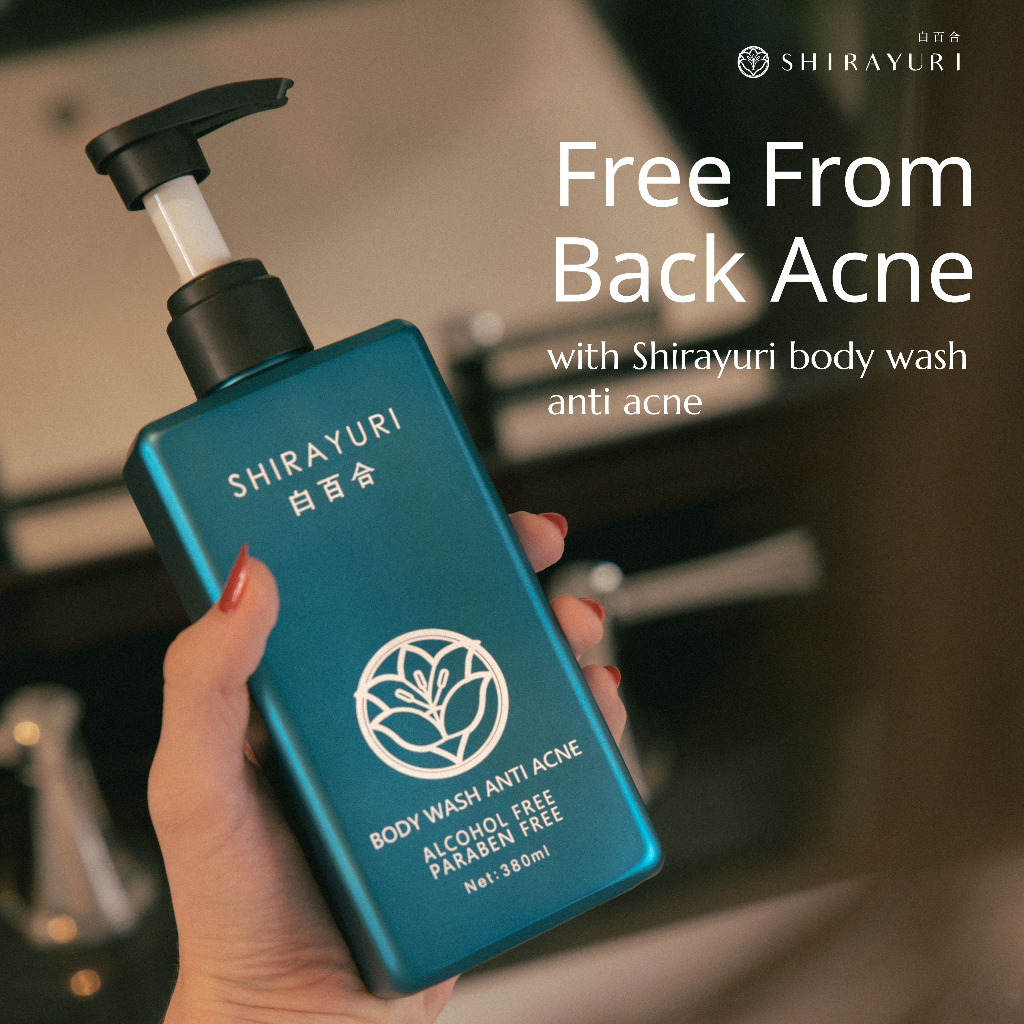 Shirayuri Body Wash AntiBacterial Anti Acne Sabun Anti Bakteri Dan Jerawat By Dr Schatz Back Acne Bo
