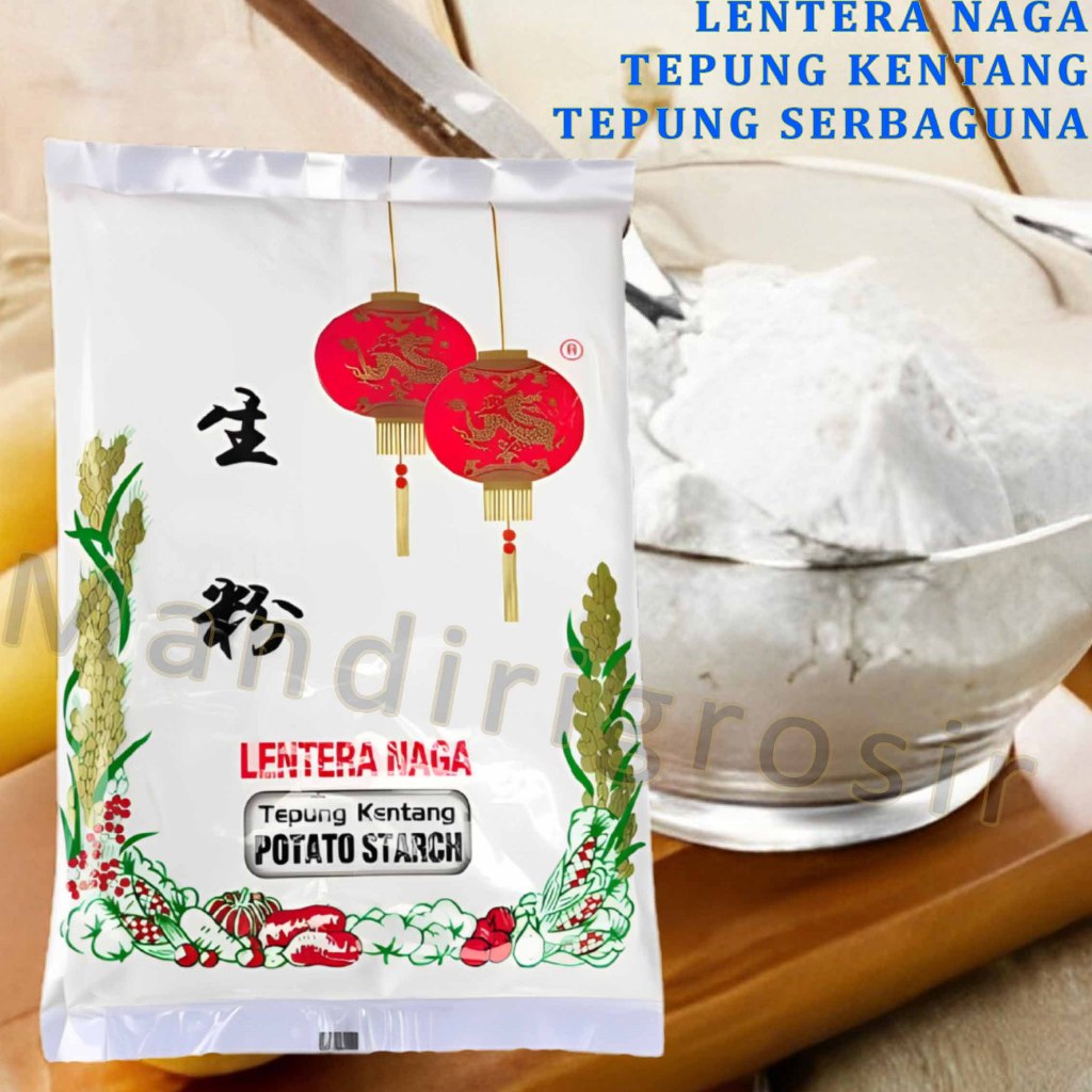 

Tepung Kentang * Lentera Naga * Tepung Bumbu Serbaguna * 500g