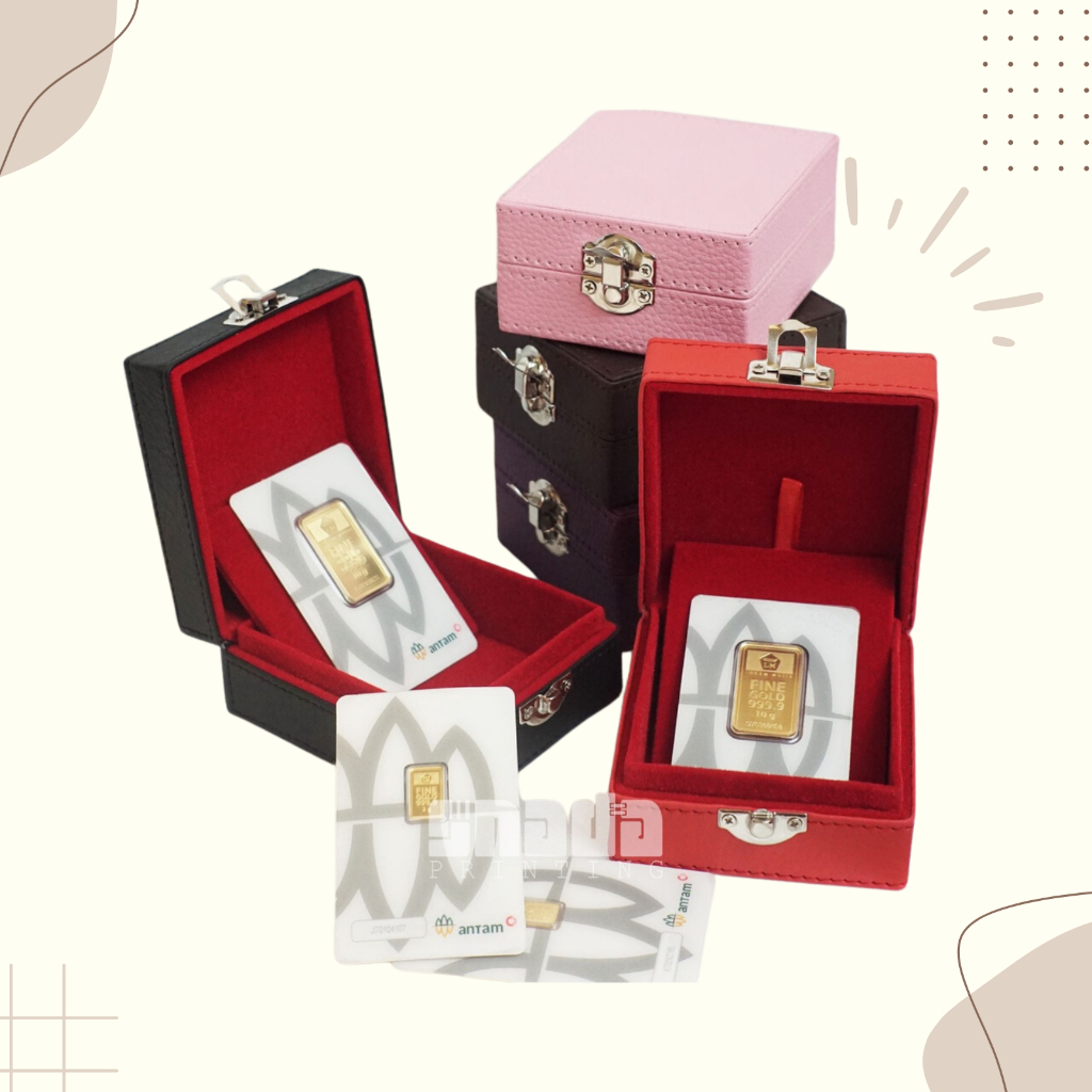 Box Emas / Box Logam Mulia Antam /Kotak Emas Batangan / Kotak Tempat / Kotak Emas Premium