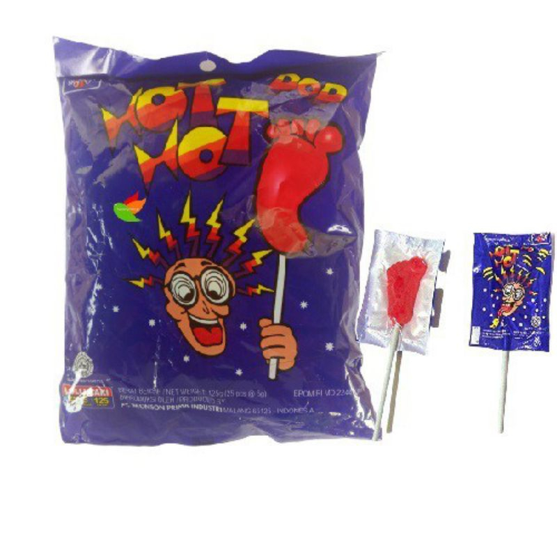 

Permen Hot Hot Pop 1 Pack isi 25 Pcs