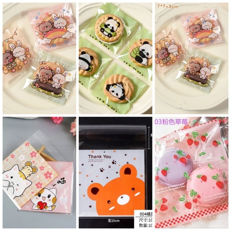 

Plastik Opp 10x11cm | plastik food grade 100pcs |plastik motif