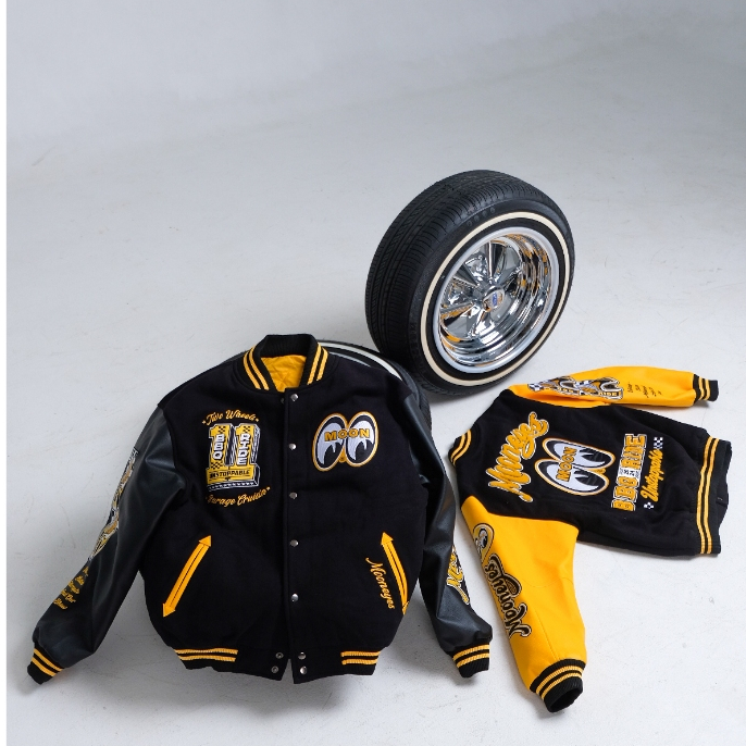 MOONEYES JP X BBQ RIDE 2024 - VARSITY JACKET