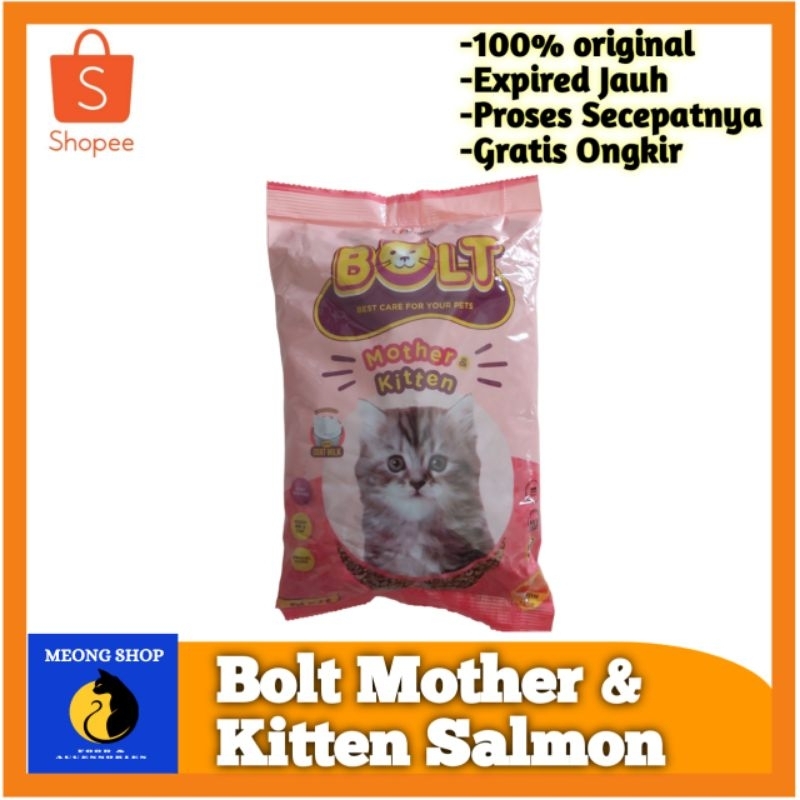 BOLT CAT MOTHER & KITTEN 500GR FRESHPACK BOLT KITTEN SALMON BOLT KITTEN TUNA