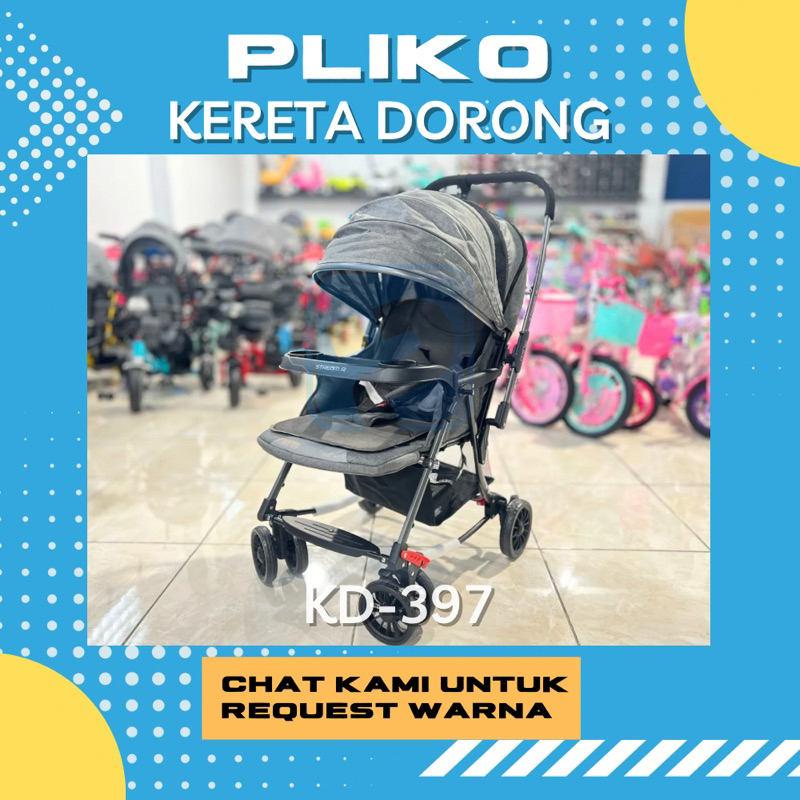 PROMO Kereta Dorong Pliko ORIGINAL 397 / Stroller Lipat Bayi
