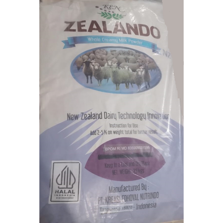 

ZEALANDO NZ susu bubuk yg membuat adonan kue lebih creamy dan harum - 25kg