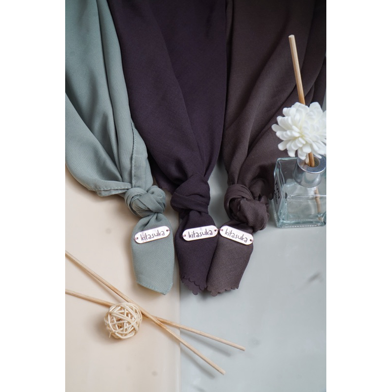 Hijab Voal Japan Premium variasi warna biru - Hijab Voal lasercut - kitasuka hijab