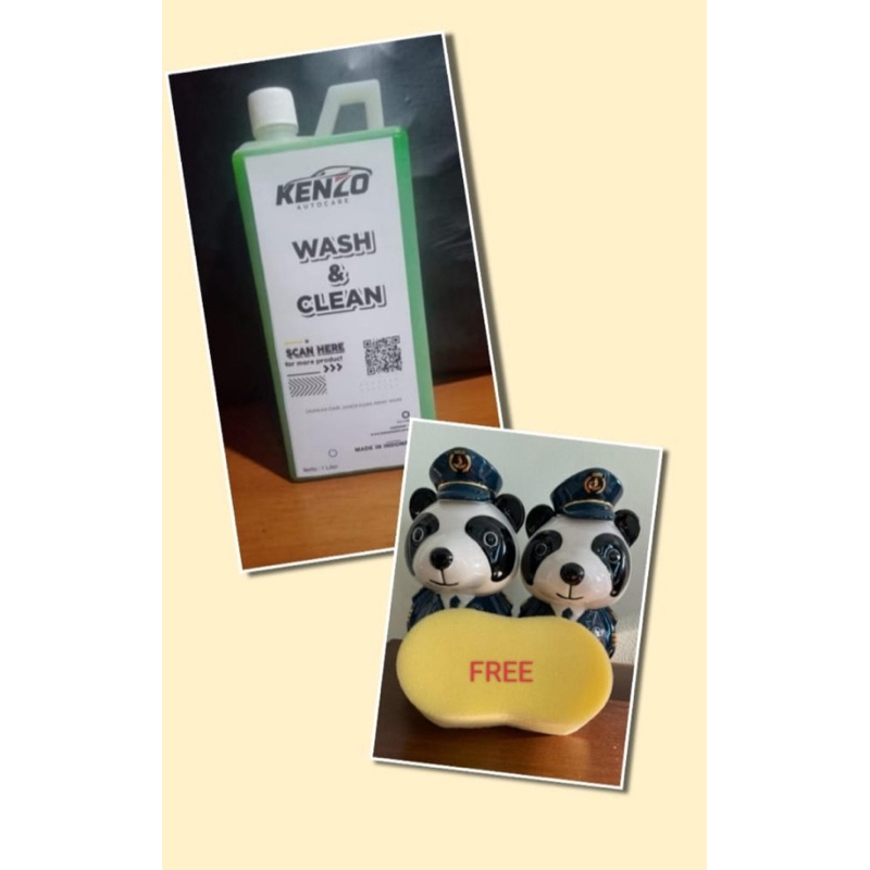 Kenzo wash & clean// sabun cuci motor // sabun cuci mobil // snow wash shampoo// snow wash soap