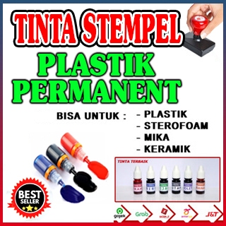 

TINTA STEMPEL PLASTIK PERMANENT WATERPROOF