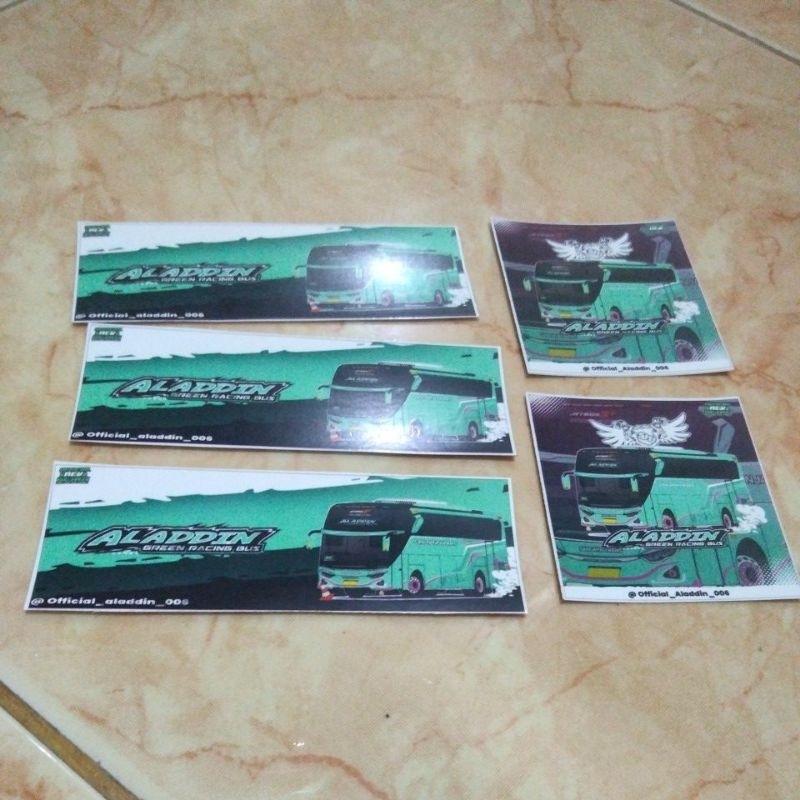 

STIKER BUS ALADDIN