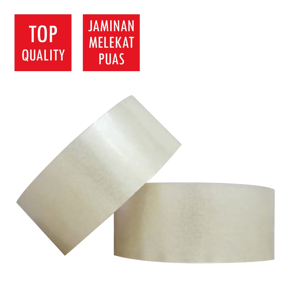 SHOPEE SALE 1 Roll Lakban OPP INOKI Bening Clear Adhesive Tape 2 Inch 45 mm x 9 Yards InOki Pack Tra