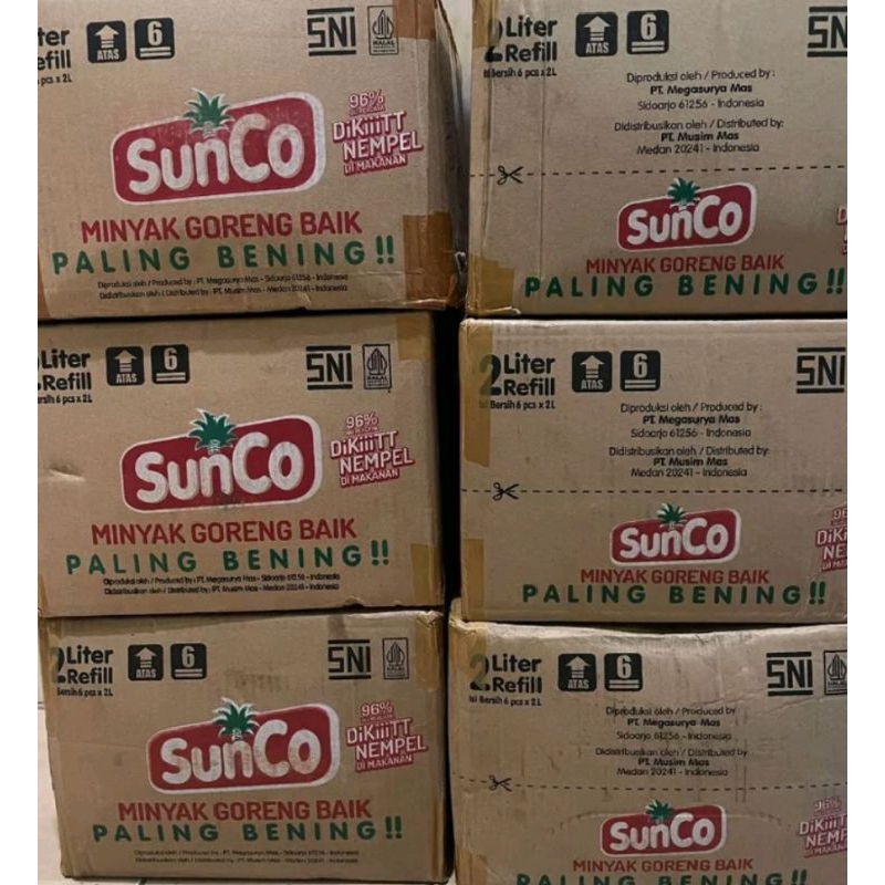 

Minyak sunco 2L 1 dus isi 6 pcs (ready stock)