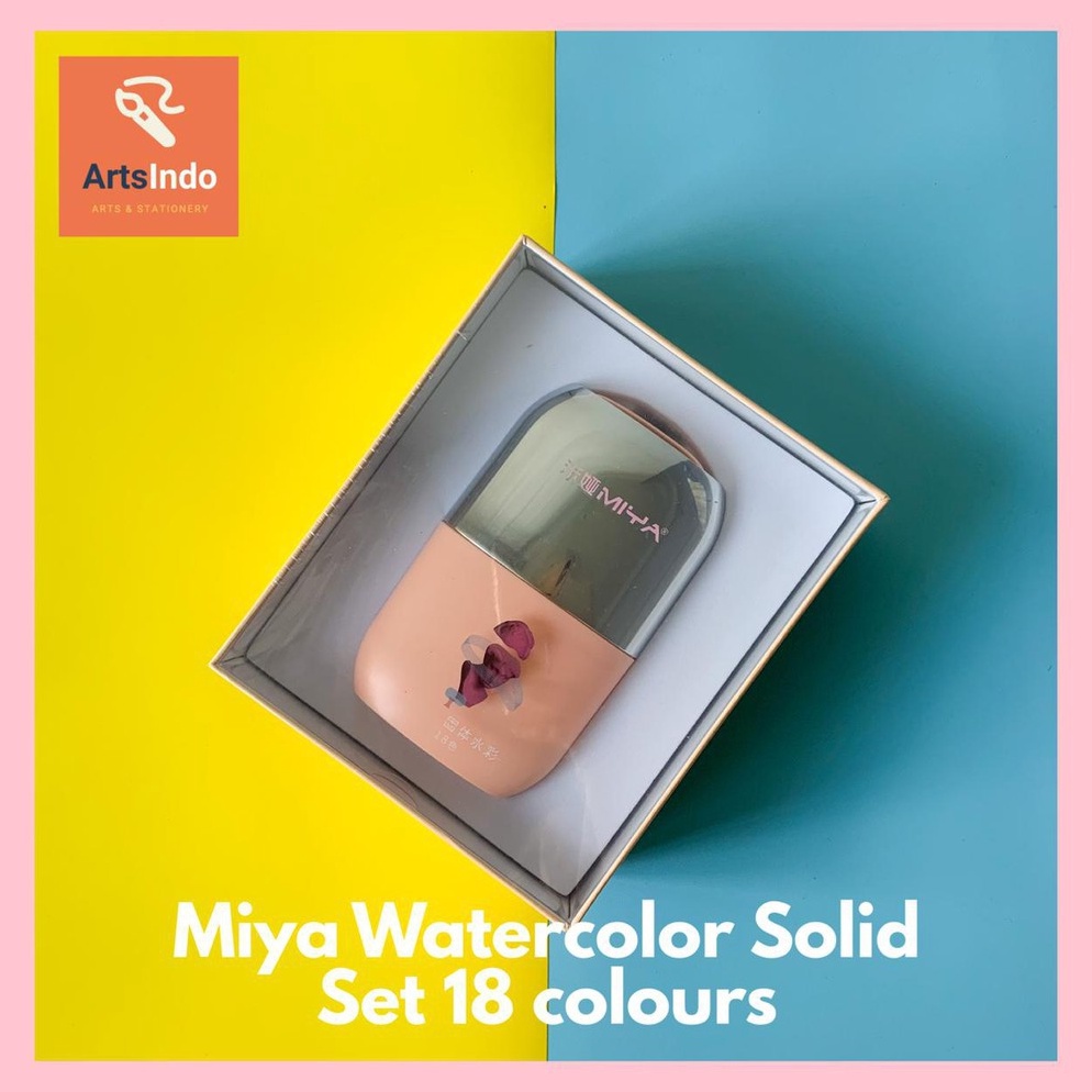 

KODE F82A Miya Solid Watercolor Paint Cat Air Set 18 Colors