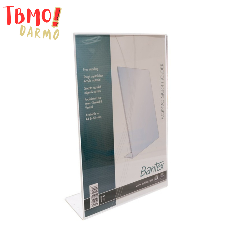 

TBMO 47401 SLANTED SIGN HOLDER A4 BANTEX 8852 08