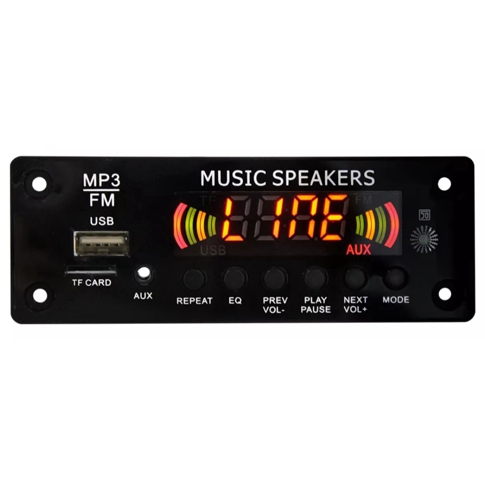 KODE N45L Modul MP3 Bluetooth Fm Radio 12v Splash Screen siap rakit
