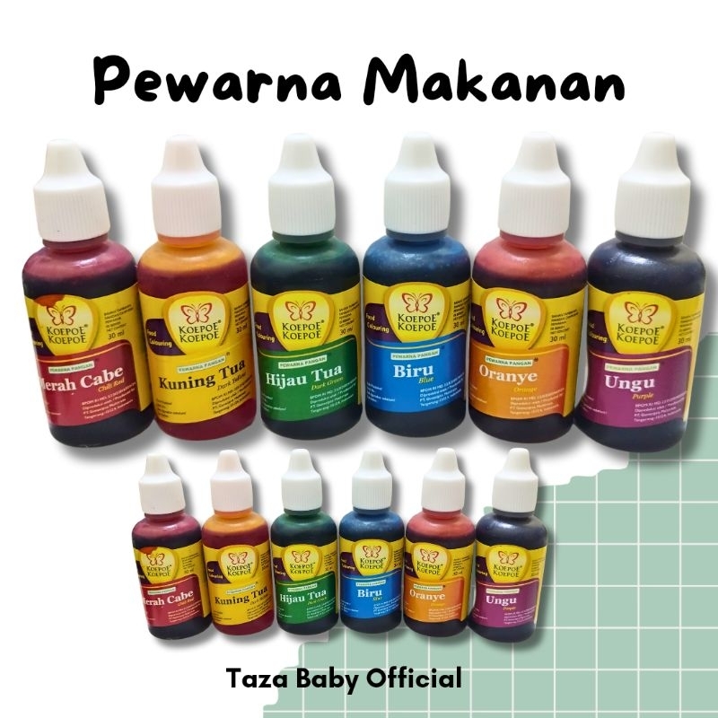 

Pewarna Makanan 30ml / Sensory Play Color / Sensory Play set / Sensory Play / Pewarna Sensory Play