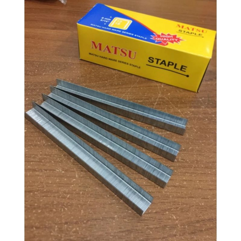 

anak hekter merk MATSU tipe R23 8mili isi 5000pcs Refill staples