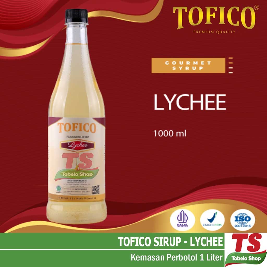 

TOFICO LYCHEE SYRUP 1 LITER / TOFICO LECI SIRUP / TOFICO SIRUP LECI