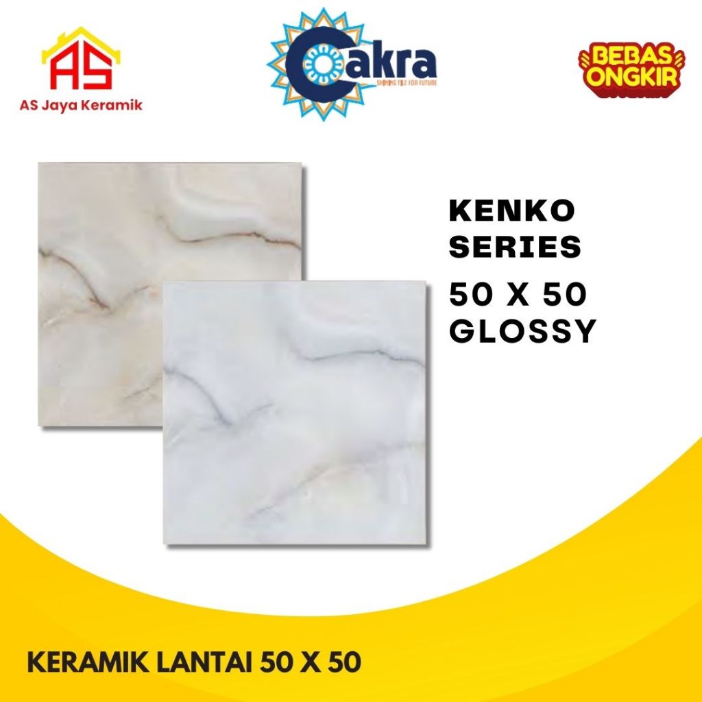 Keramik Lantai I Lantai Granit I 50 x 50 Kenko I Cakra